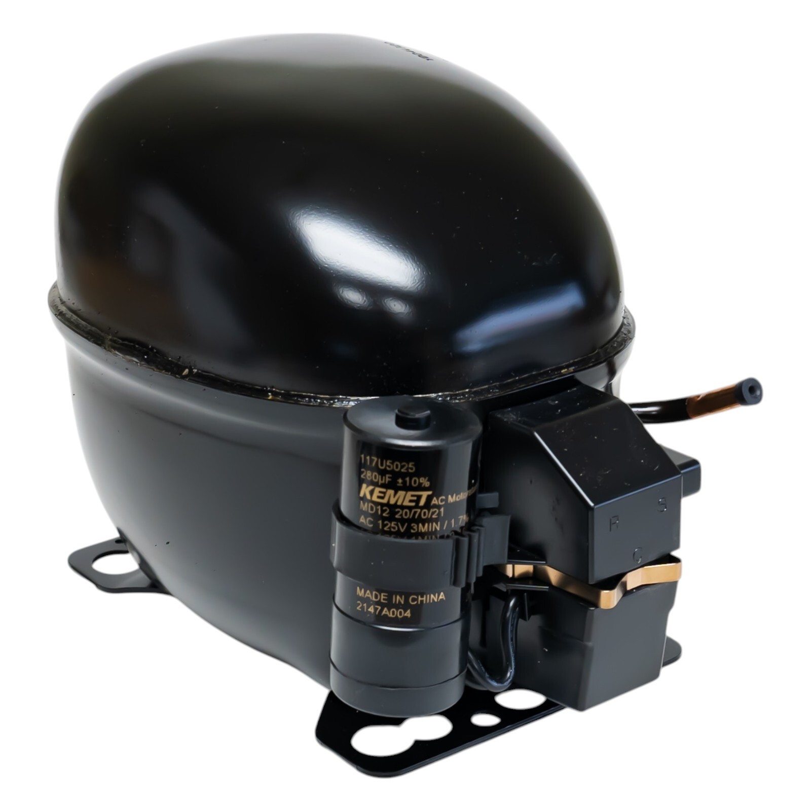 Secop NF7.3FX.2 R134a Refrigeration Compressor 894 BTU LBP 3341 BTU HBP 115V