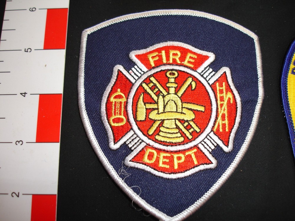 firefighting rescue fire department vintage patch collection