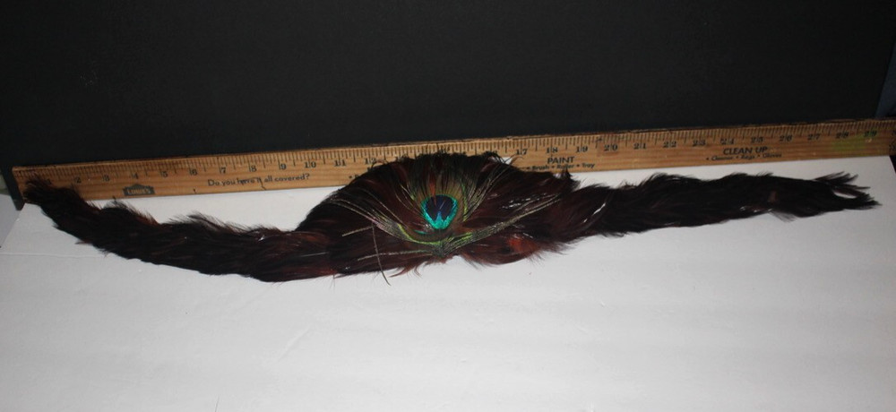 (New) Multicolored feather headdress
