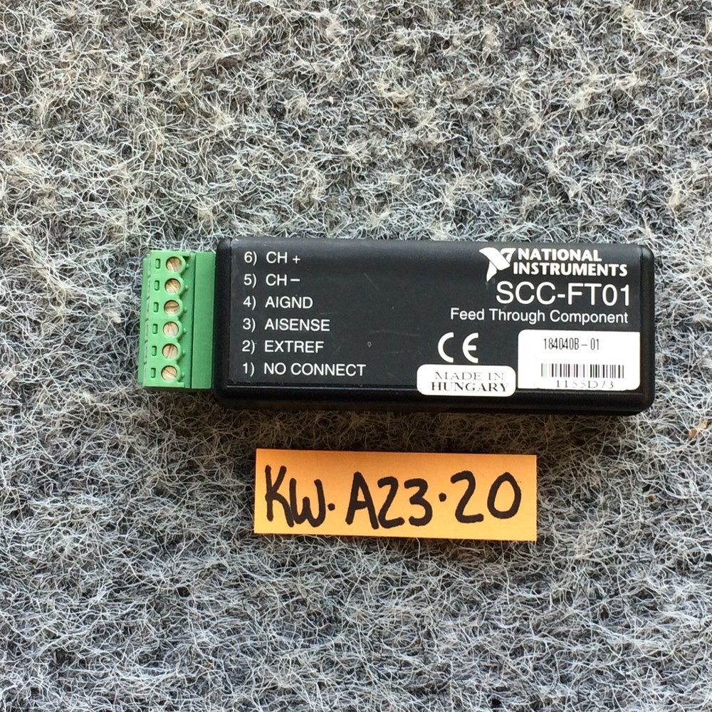 National Instruments NI SCC-FT01  Feed Through Component 184040B-01