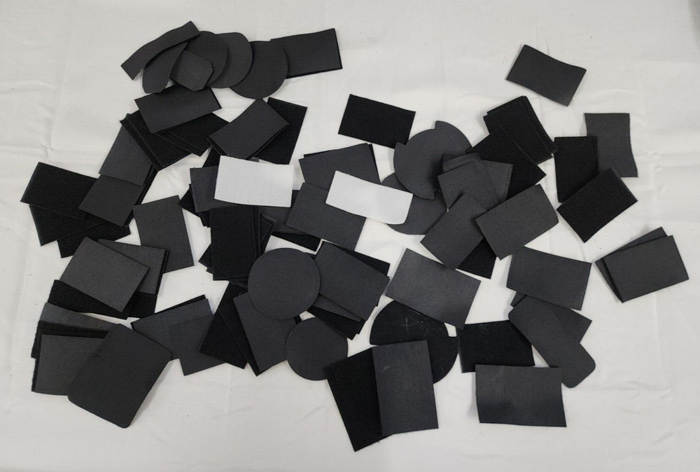 Mix Hook and Loop Lot Black/White #CD934
