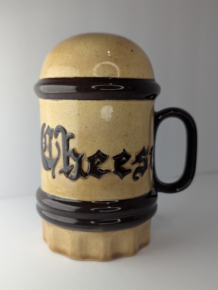 Vintage Ceramic Cheese Shaker. Parmesan Cheese Shaker.