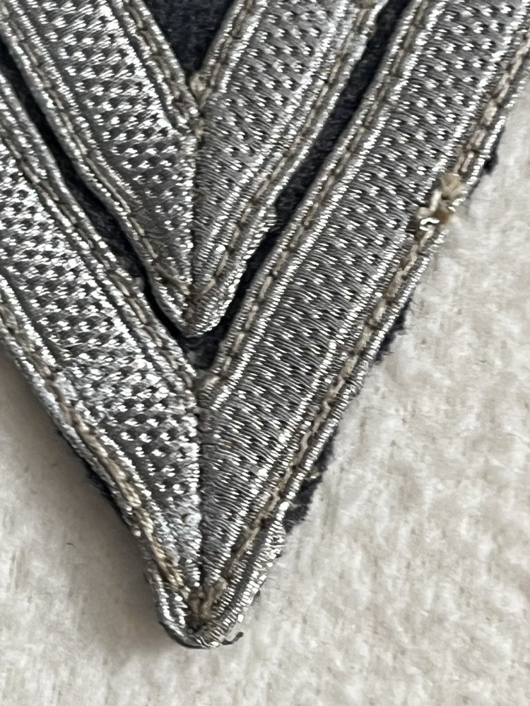WW2 German Luftwaffe Sleeve Rank Patch Obergefreiter Wool Original Authentic