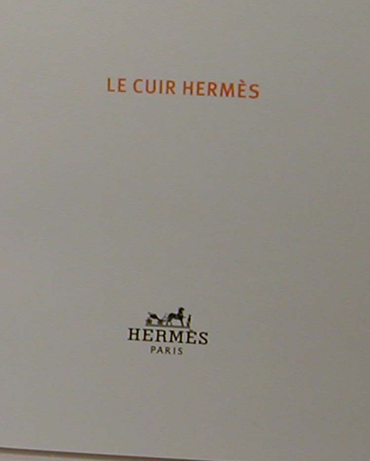 Authentic Hermes Care Instructions Booklet Booklets Le Cuir Hermes Accessory