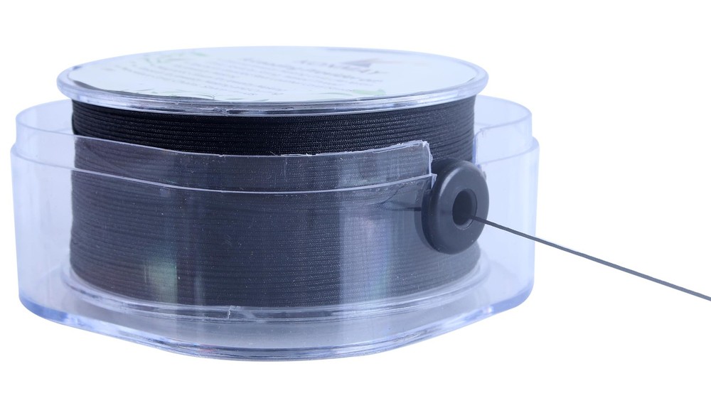 KONMAY 0.4mm Black Nylon String with Case for Braided 0.4mm,
