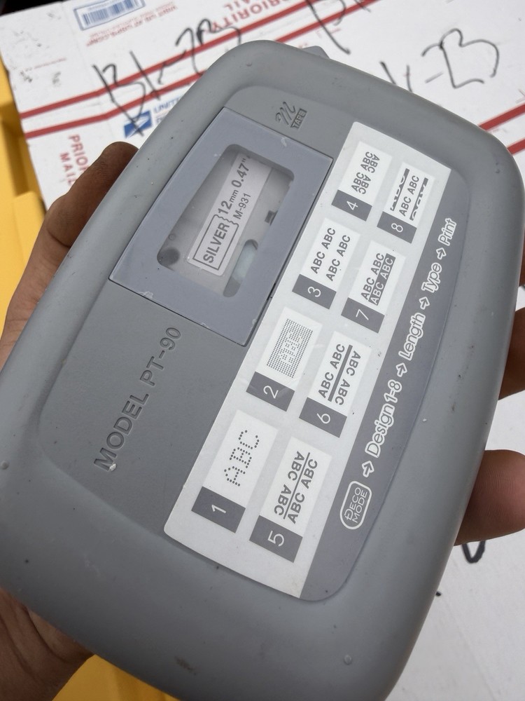 Pre-owned Brother Pt-90 Label Thermal Printer