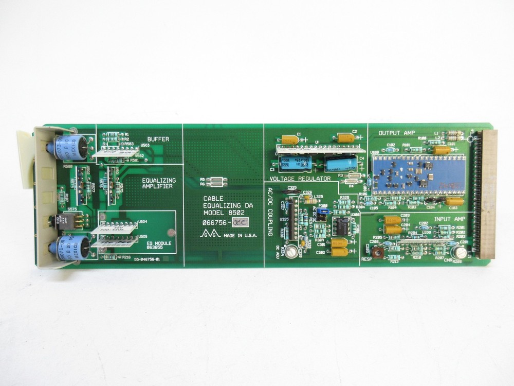 Grass Valley 8502 Cable Equalizing Amplifier DA Card