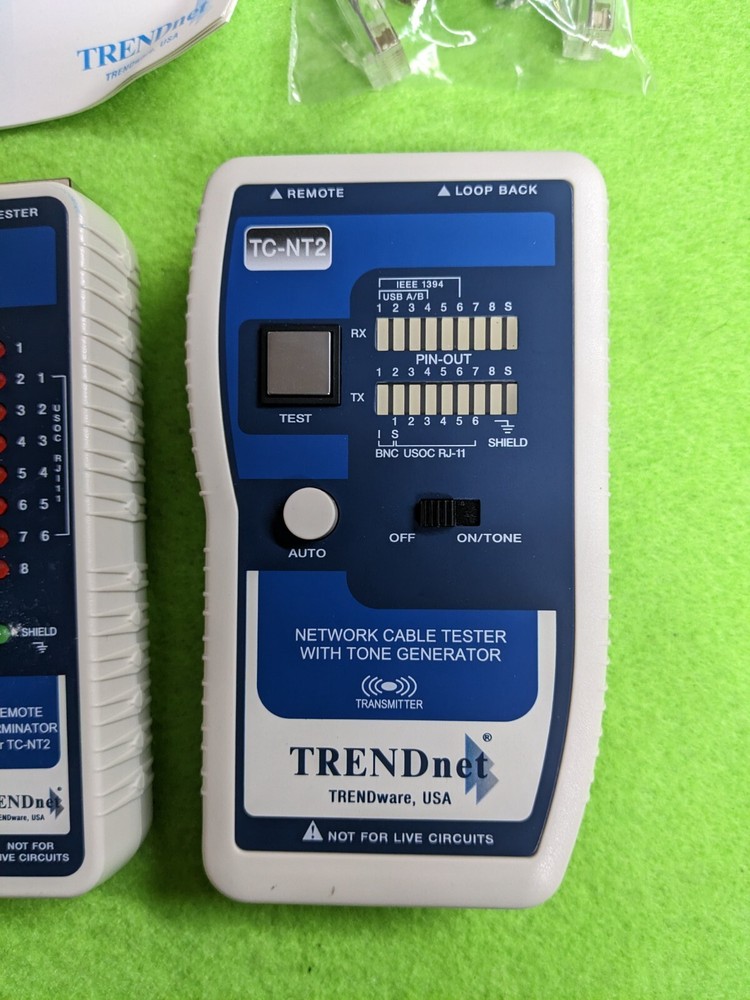 Trendnet TC-NT2 Network Cable Tester with Tone Generator-OPEN BOX