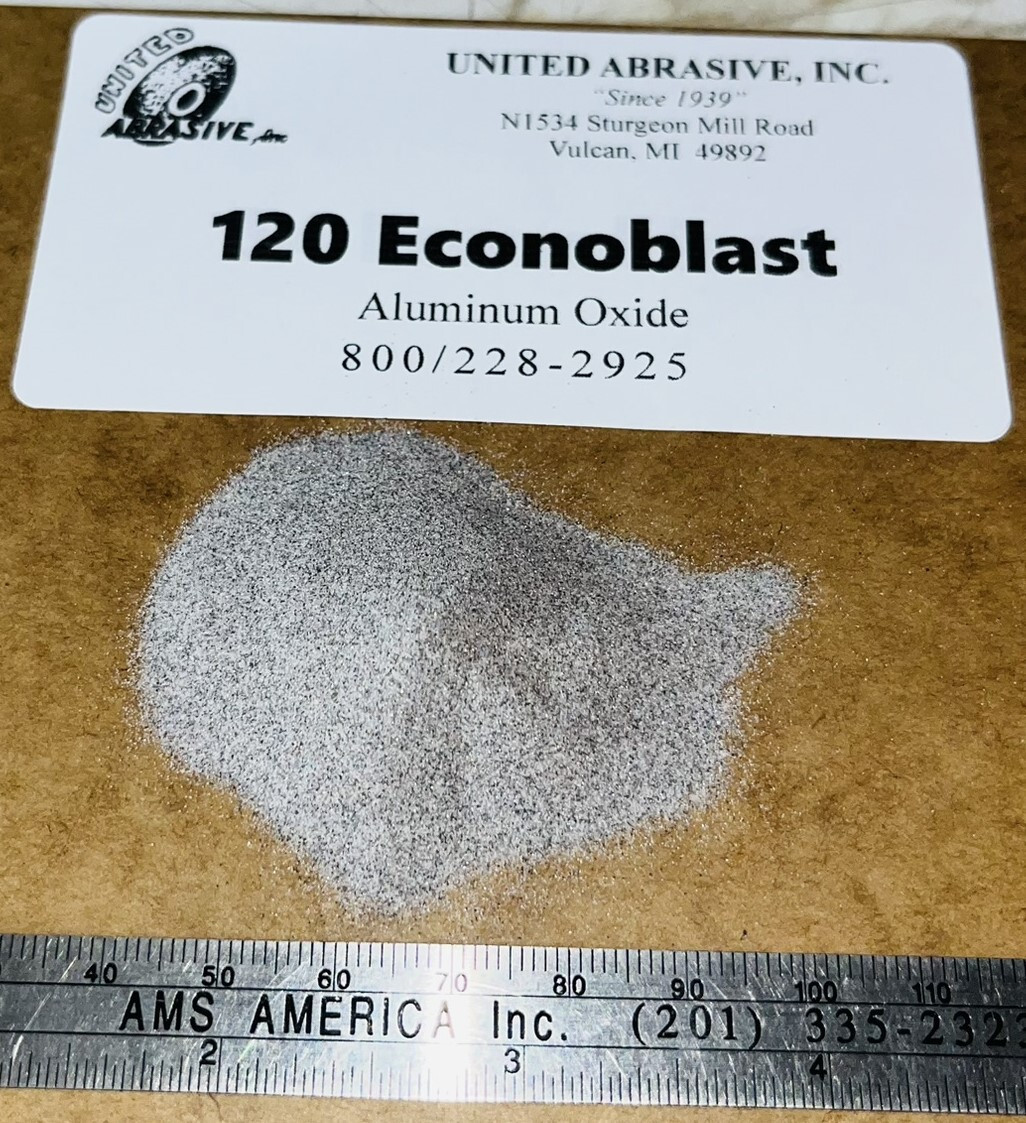 Aluminum Oxide 25 lbs - 120 Grit (Medium) - Blast Cabinet Abrasive Media Tough