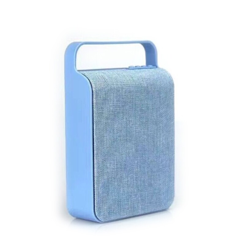 Retro Canvas Bag with Mini Bluetooth Speaker Design