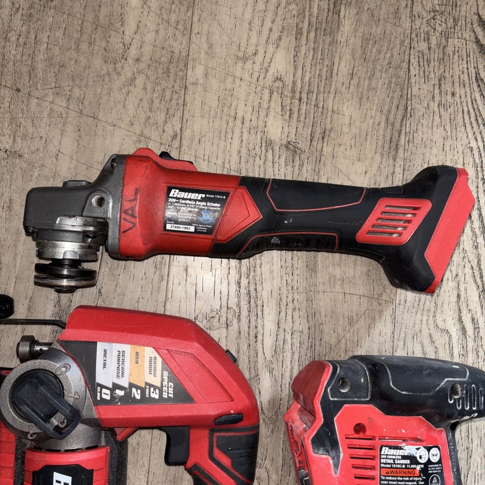Bauer 20V Cordless Li-Ion 3 Tool Combo Kit