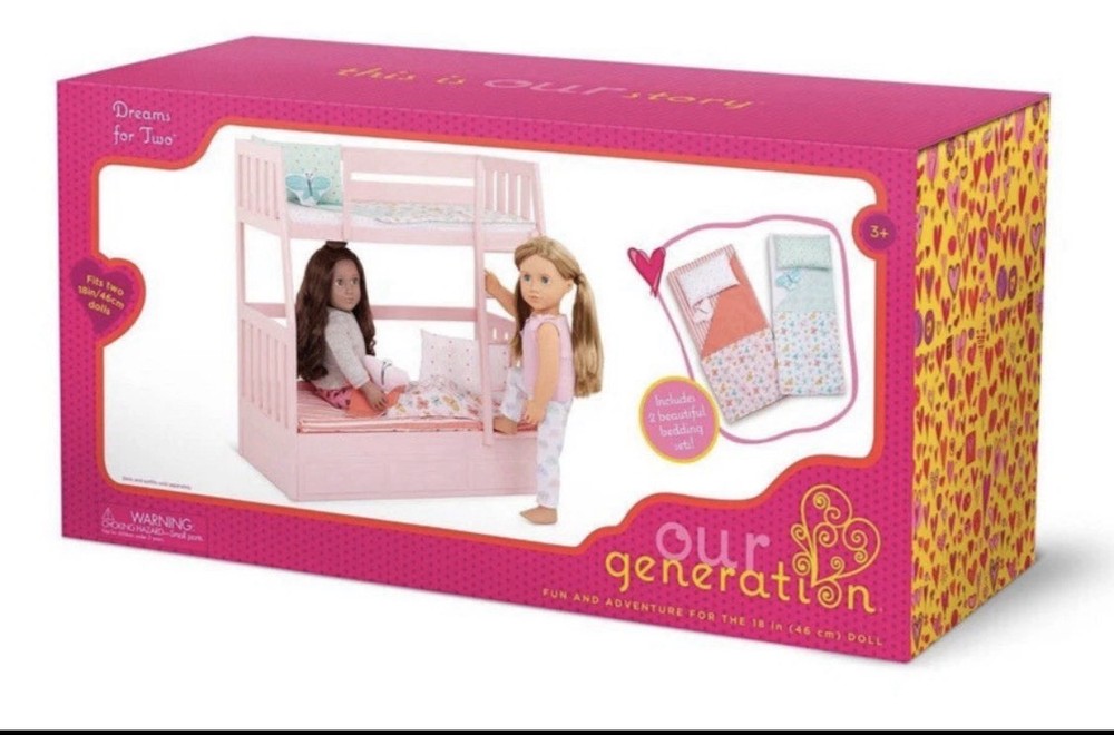 Our Generation Dream Bunk Bed Lilac