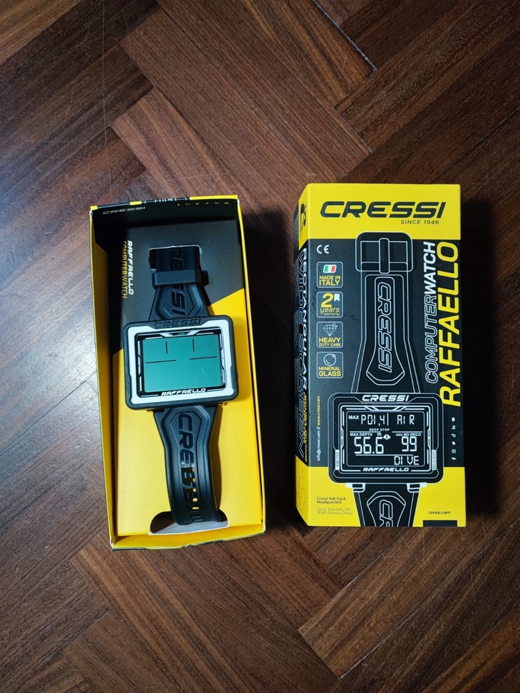CRESSI Raphael - Unisex Diving Computer with Large Rectangular Screen...