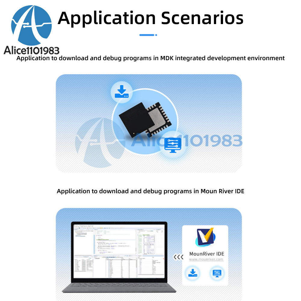Download Debugger MCU Online Debugging SWD Interface Chip Programming Module
