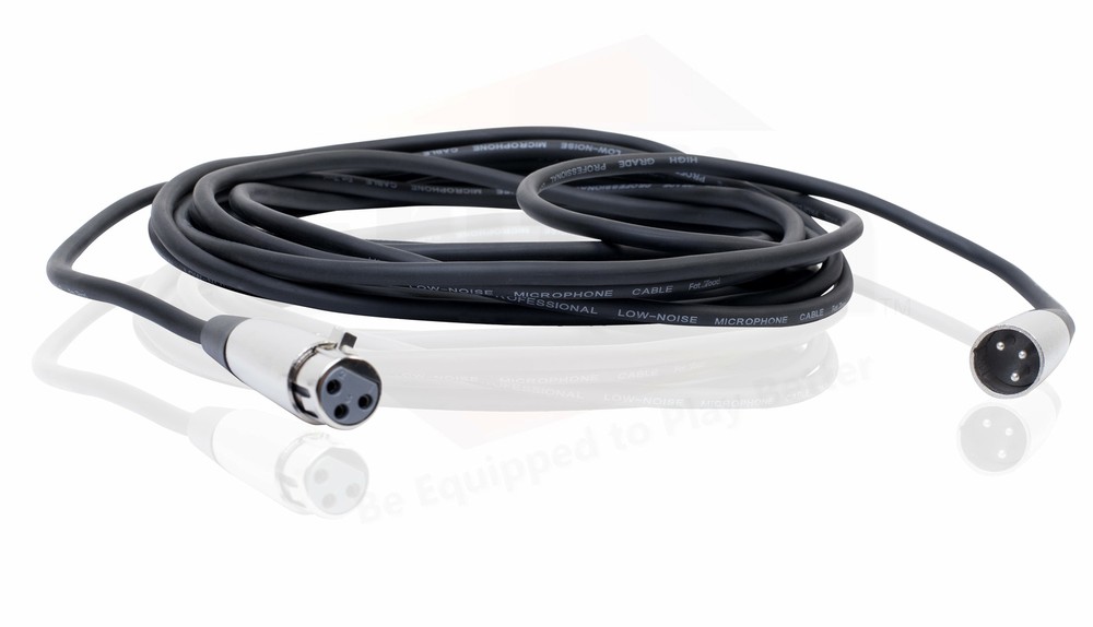 XLR Microphone Cable FAT TOAD | 20ft Professional Pro Audio Mic Cord Extension