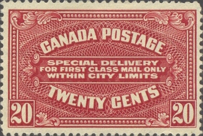 Canada Scott #'s E2 MH