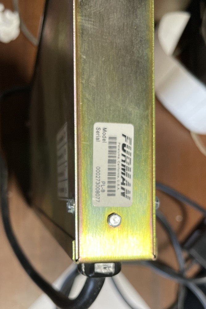 Furman PL8 Power Conditioner and Light Module. Used