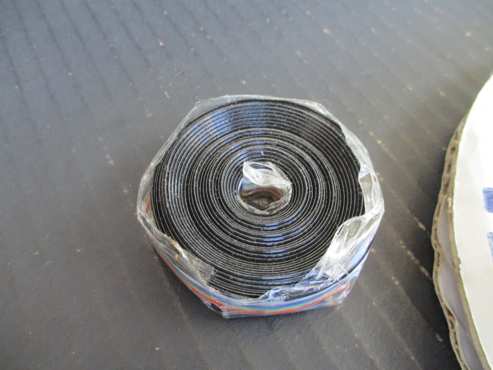 10-Wire Conductor Flat Cable 28 Gage +50ft Rainbow