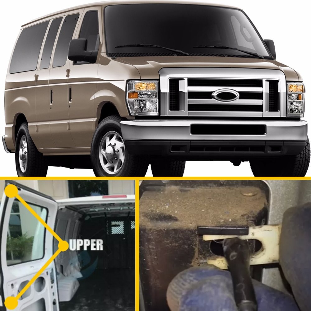 Rear Left Cargo Door Latch Release Cable for Ford E150 E250 E350 E450 1992-2009