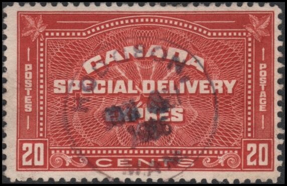 Canada #E5 Used special delivery