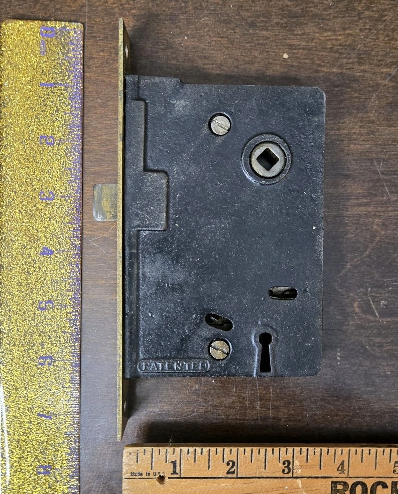 Antique Mortise Lock With Key Working