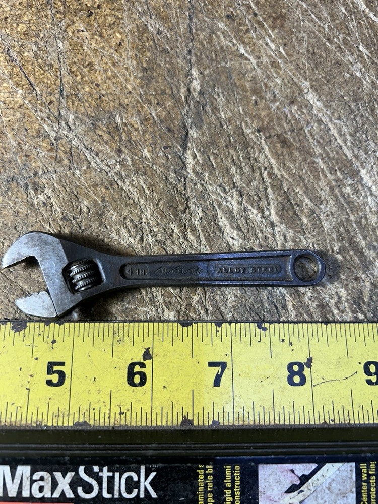Utica Tools 4” Adjustable Wrench Made In USA