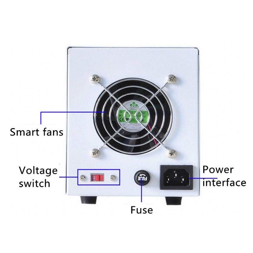 AC220V Bench Power Supply 0-60V 0-20A Adjustable DC Power Supply Variable US