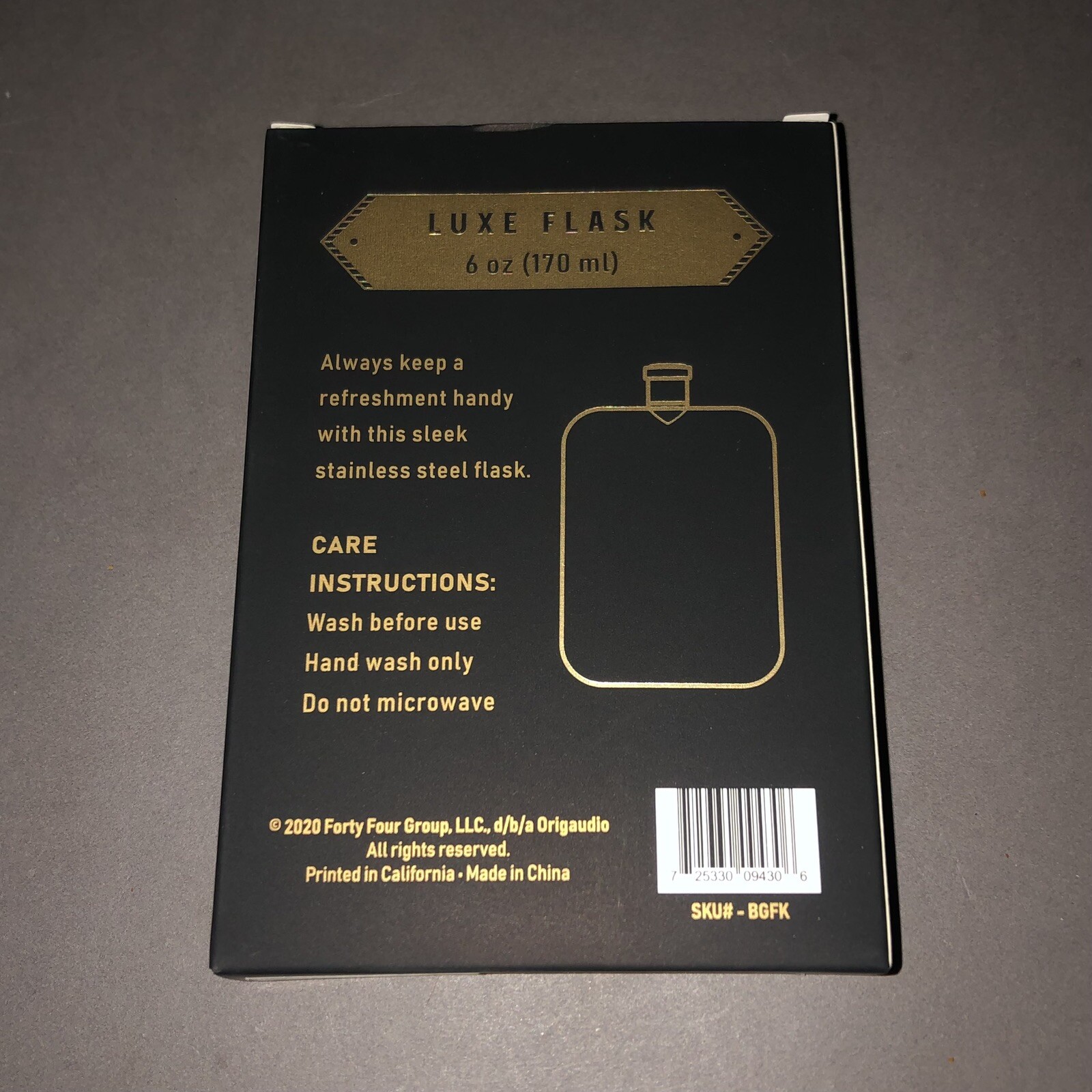 Rare VANS LUXE 6 OZ FLASK Signature Collection 170 ML Skate Shoes Skateboard