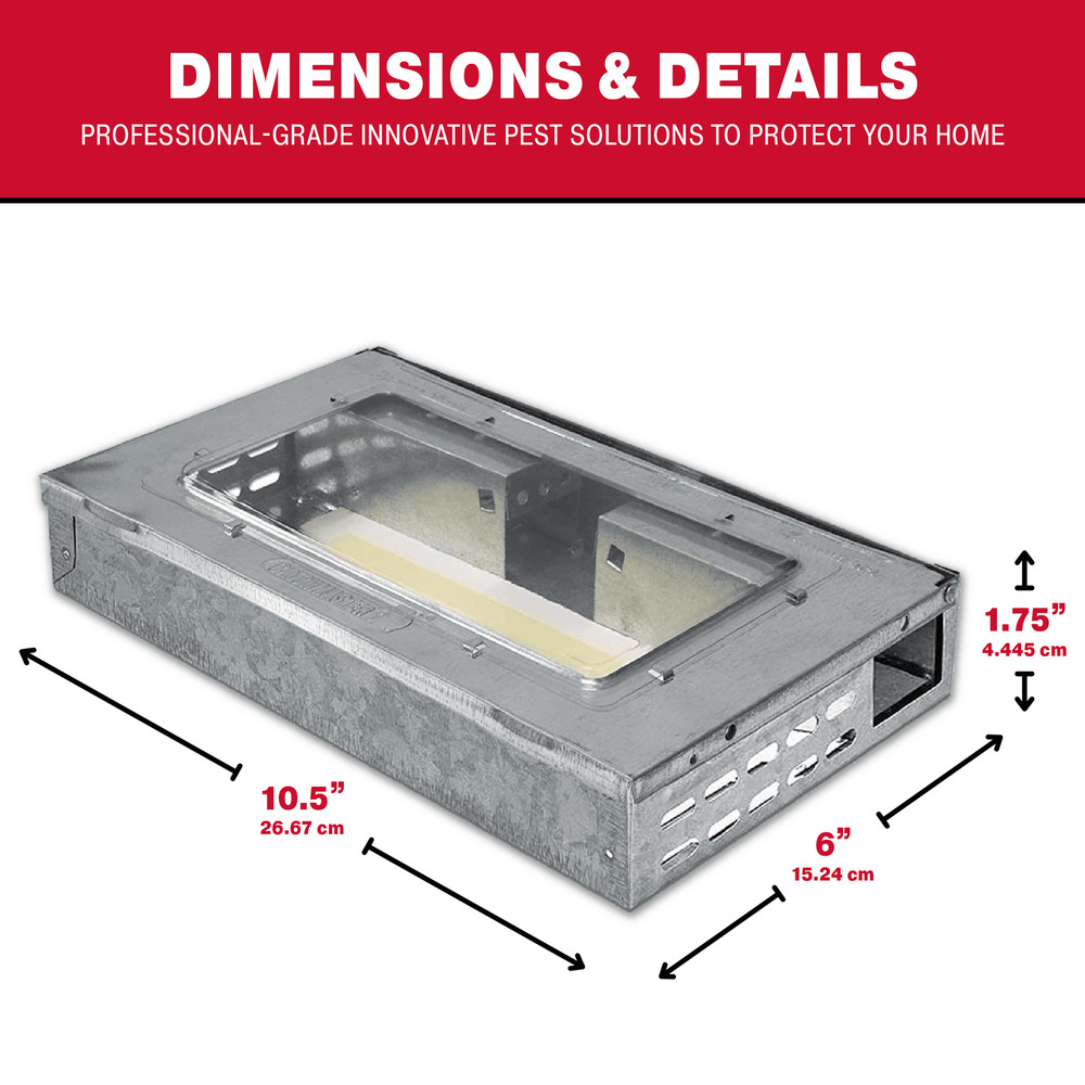 Catchmaster Reusable Solid Pro Series Multi-Catch Mouse Trap