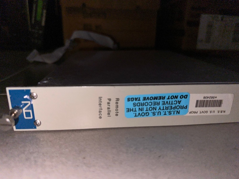 CANBERRA MODEL SERF ND554 RP1 REMOTE PARALLEL INTERFACE PLUG IN 880777