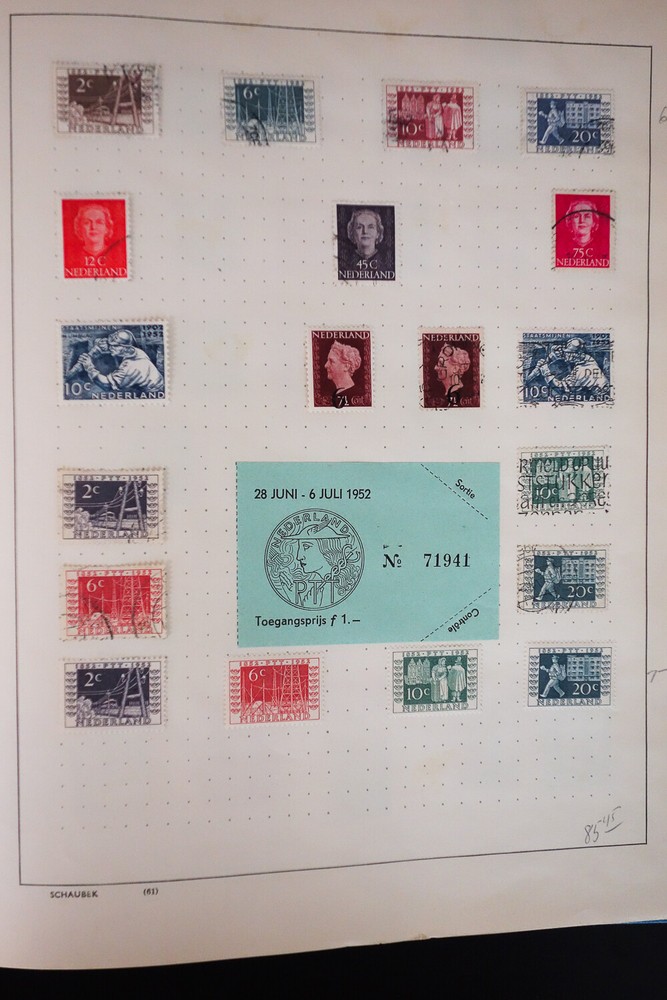 Netherlands Solid Early Stamp Collection