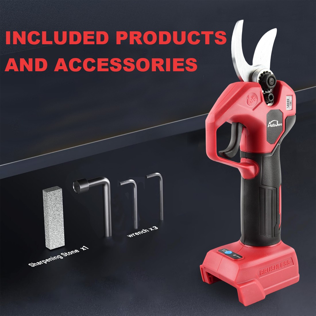 For Milwaukee M18 Battery Cordless Electric Pruning Shears Gardening Trimmer