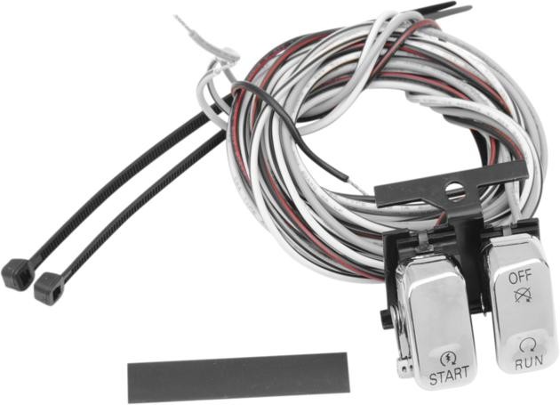 DS Handlebar Start/Stop Switch Chrome Harley Davidson 144040