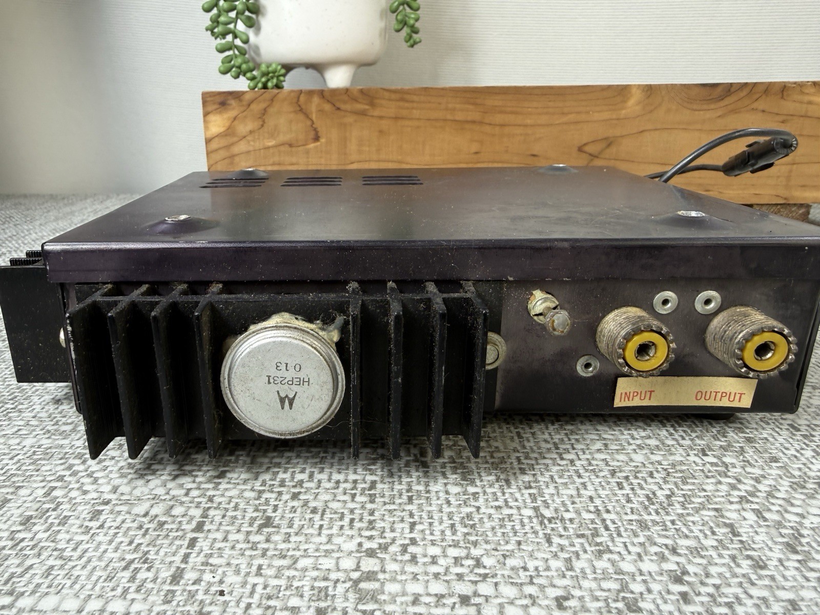 Vintage CB Amplifier WAWASEE ELECTRONICS BLACK CAT JB-75A UNTESTED Original Box