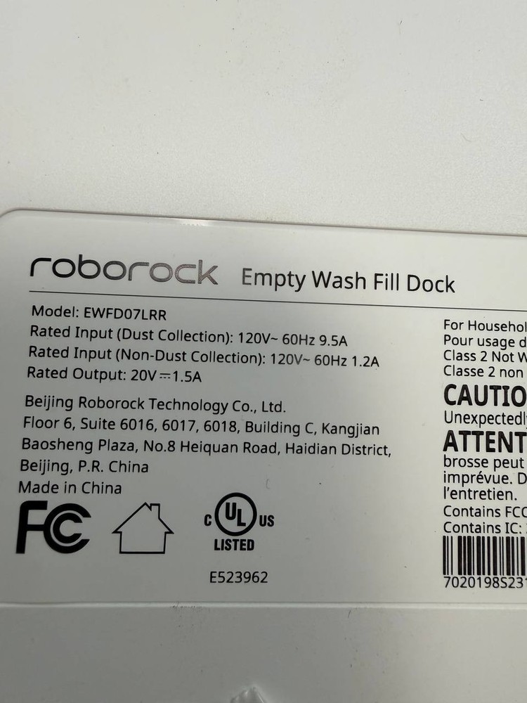 Roborock S8 Pro Ultra Dock Station Base Power Supply Board Replacement Part