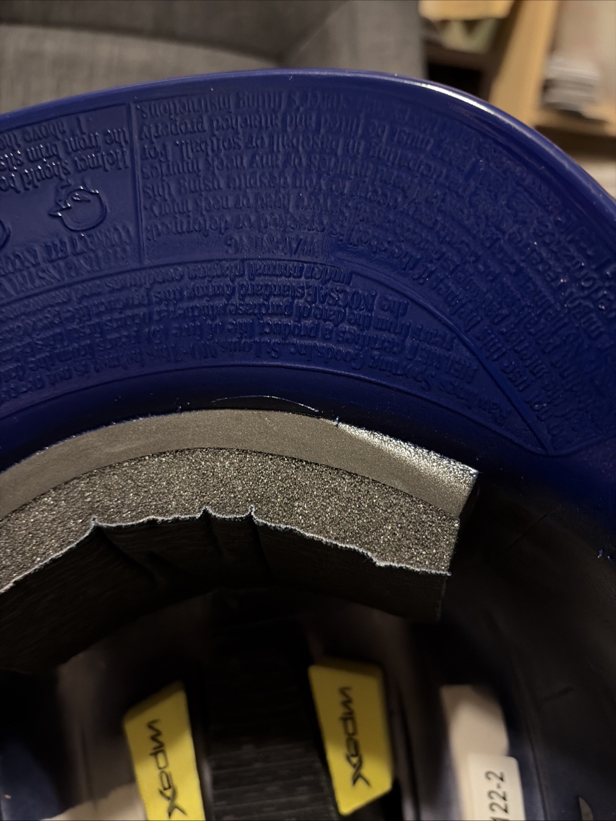 Rare Chicago Cubs New Batting Helmet XL LG Mach Carbon Impax 2022-23