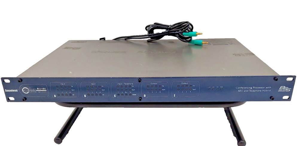 BSS Soundweb London BLU-102 Signal Processor Conferencing Processor BSSBLU102