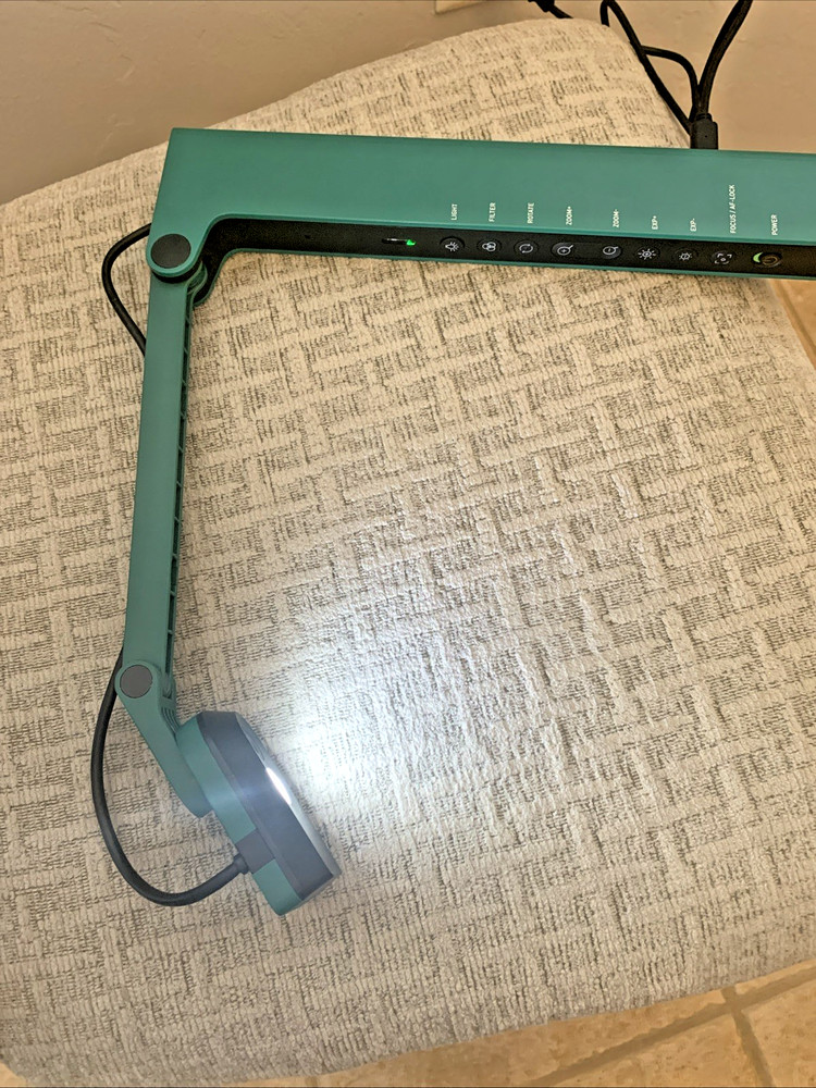 IPEVO VZ-R CDVH-03IP 8MP HDMI Document Camera in box UNTESTED Missing Screws