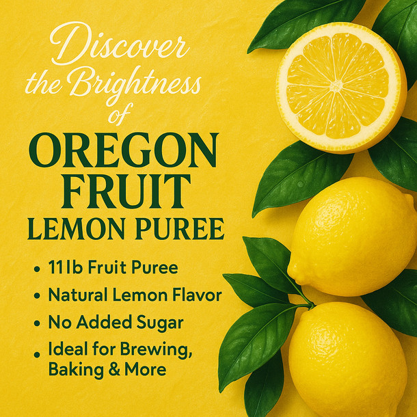 Oregon Fruit Oregon Fruit Lemon Fruit Puree 11 lb.