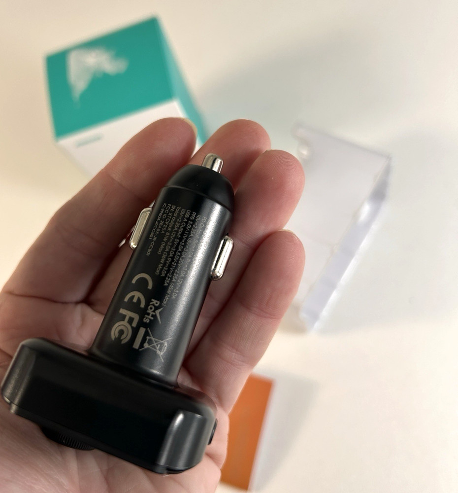 Bluetooth 5.3 FM Transmitter Car Adapter Stronger Dual Mics JOYROOM