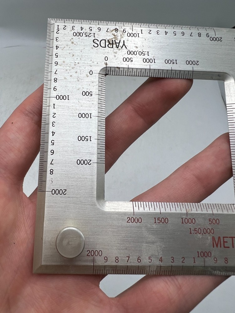 Union Instruments NJ Map Scale Reader Plotter Tool