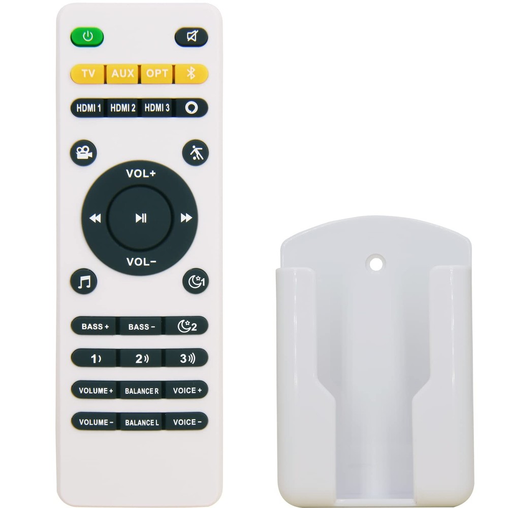 GENGQIANSI New Remote Control Fit for Polk React & Command Sound Bars black