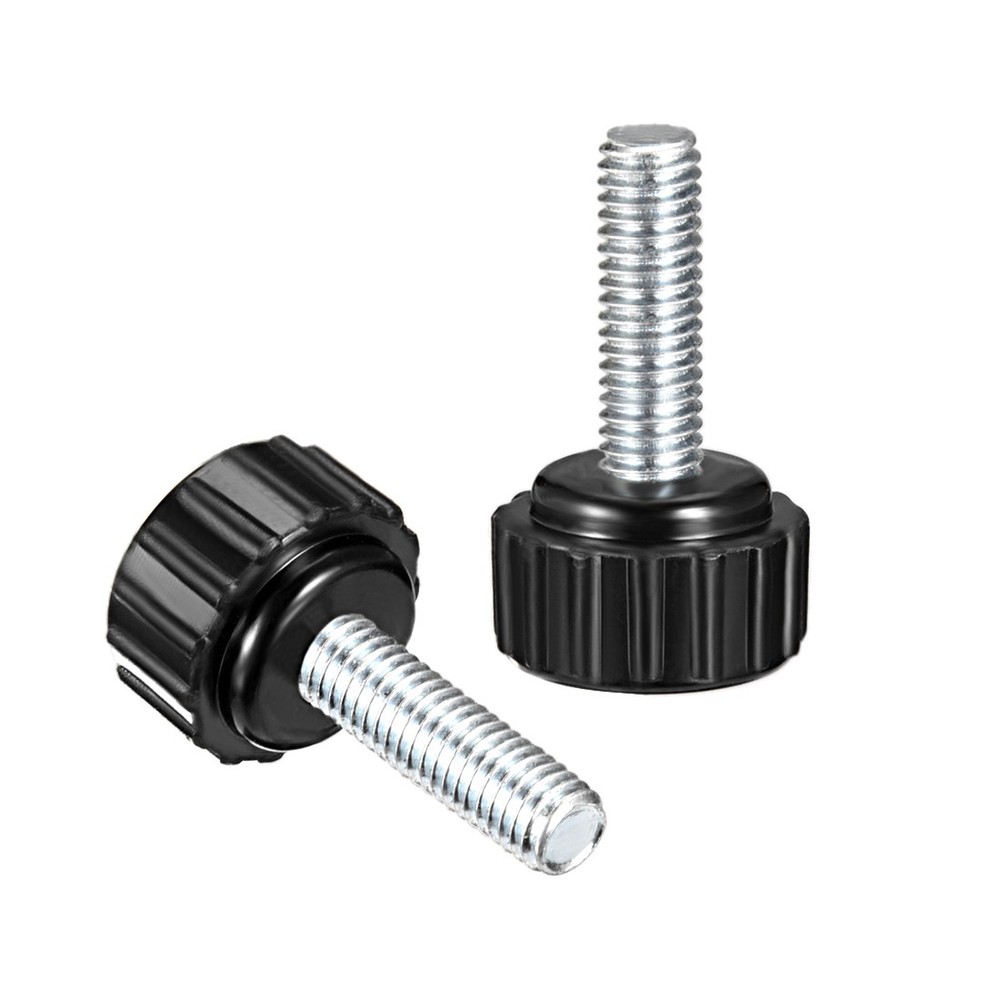 M5 x 20mm male thread knurled locking knobs 4 pcs
