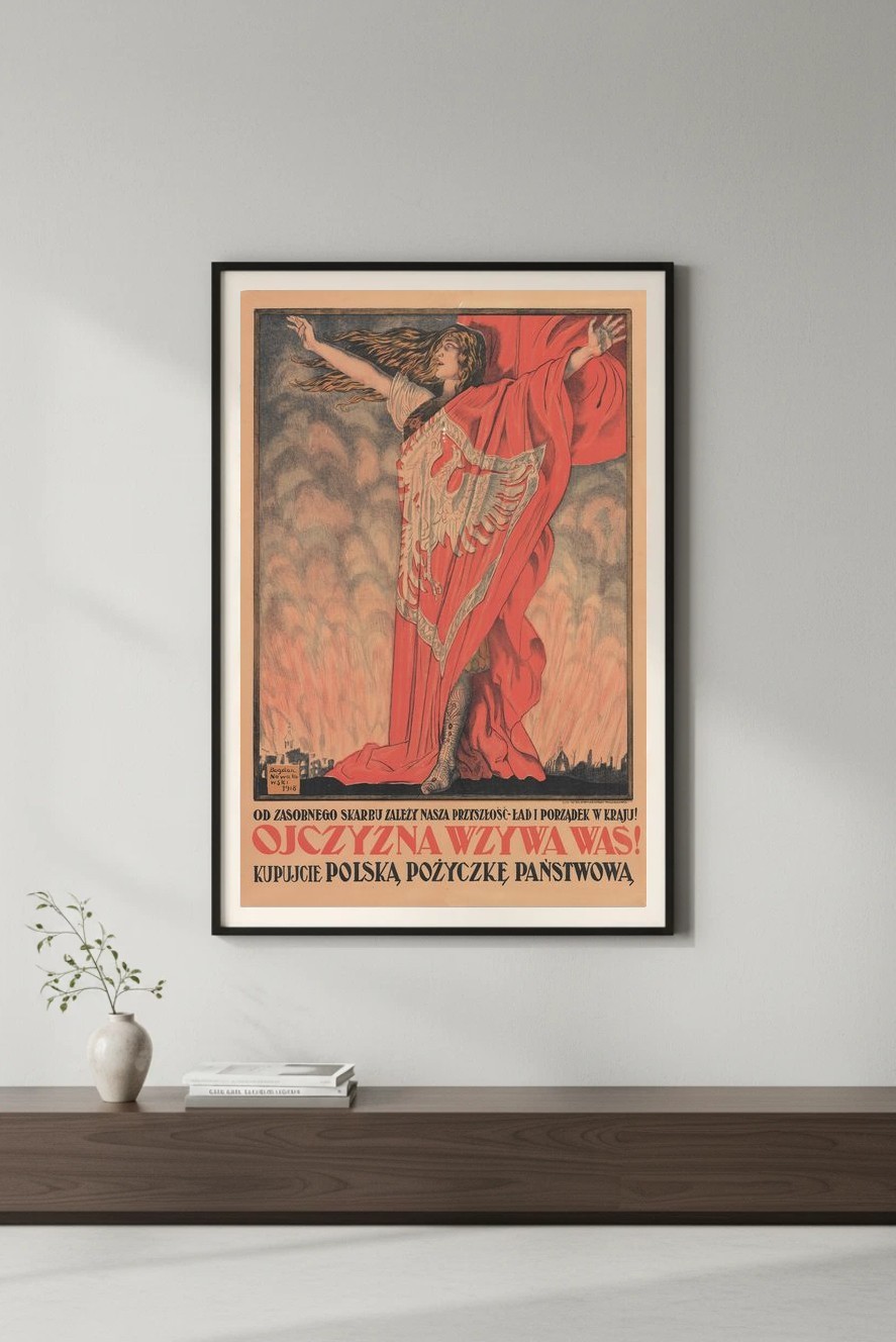 🇵🇱 Polish WWI Propaganda Poster - 1918 Artwork - 24x36” - Premium Matte Paper