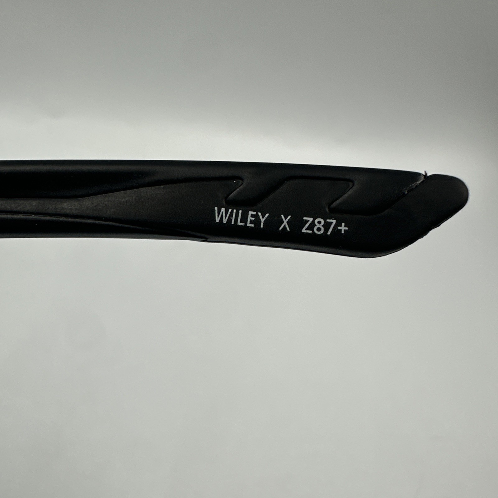 Wiley X Z87 Saber Shooting Safety Glasses Black Frame Orange Lenses w Bag, Strap