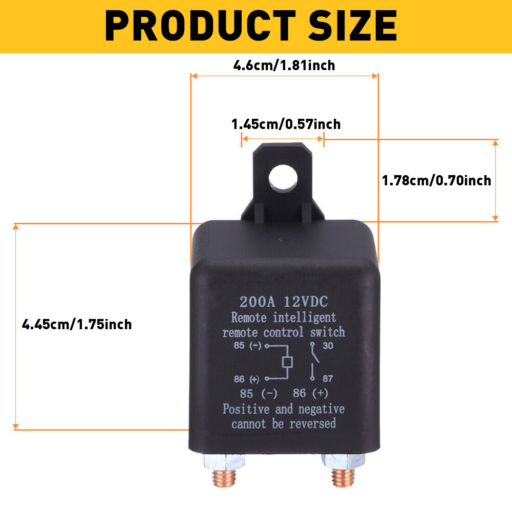 Car Battery Switch Disconnect Power Kill Master Isolator Cut Off Remote Control