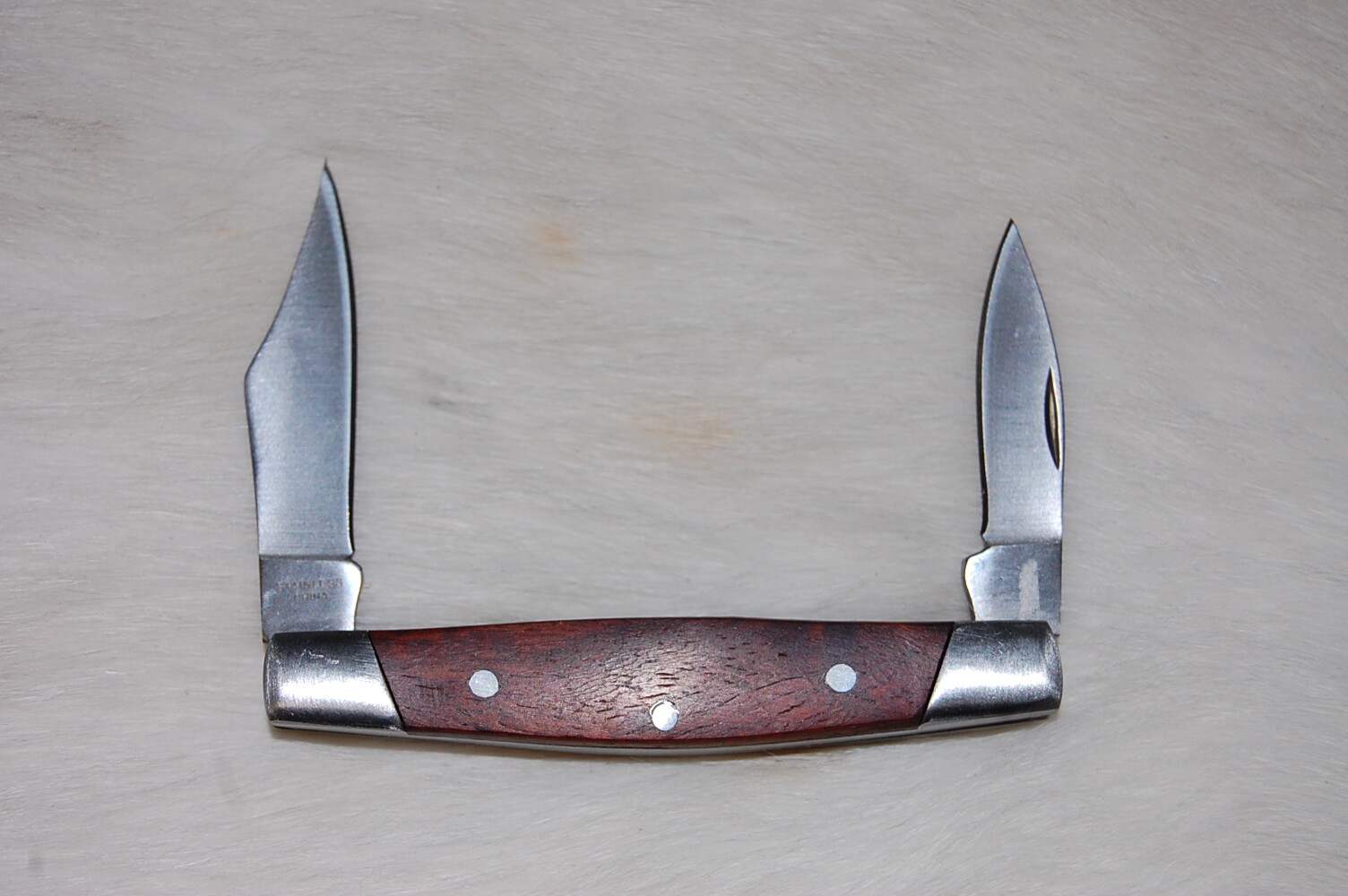 2.5" Folding 2 Blade Pocket Pen Knife Beautiful Pakawood Handles NEW 211144