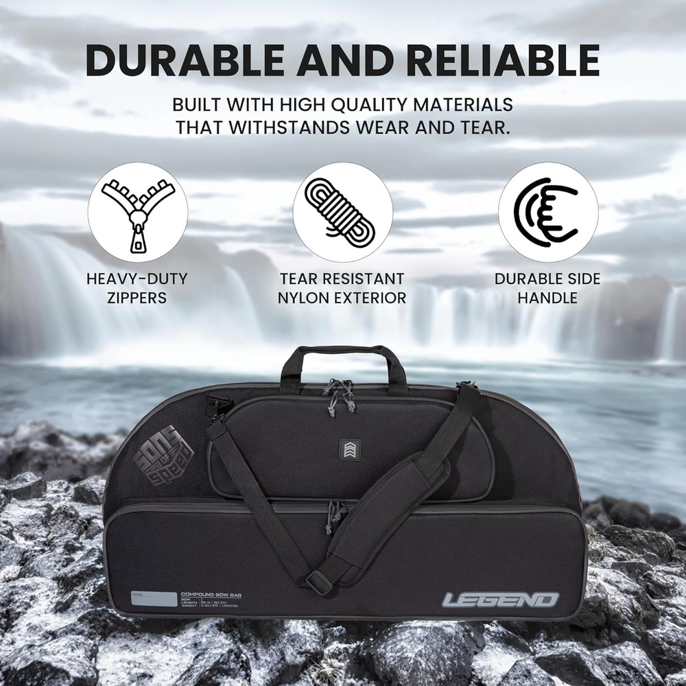 Bowarmor Soft Compound Bow Case - Carry Your Archery Accessories - Thick Protect