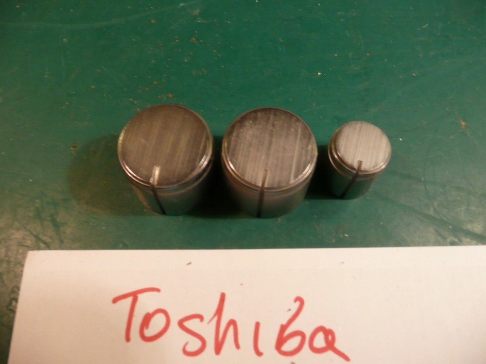 Toshiba PC-X20 Cassette Deck Replacement Parts Output & Record Level Knobs