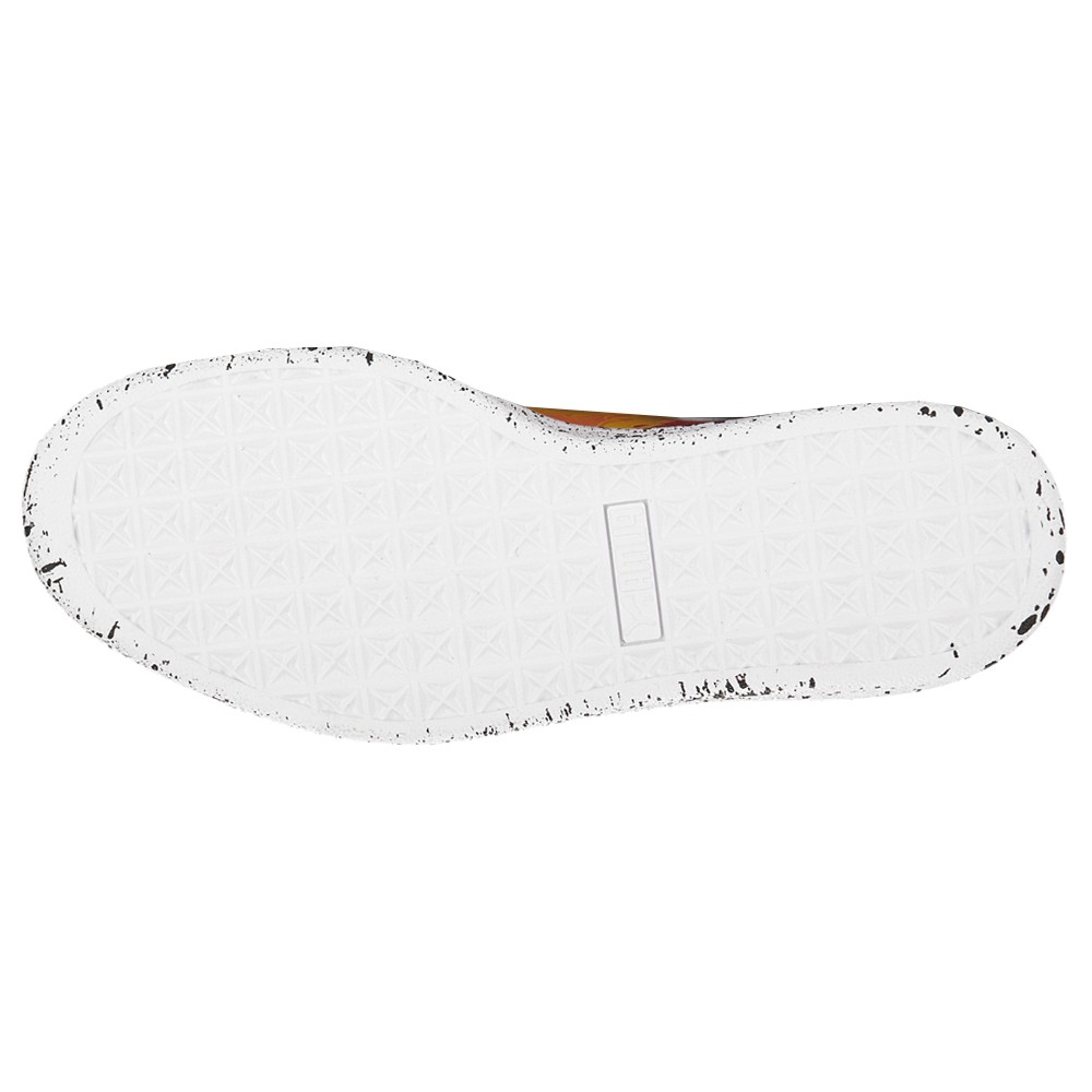 PUMA Patrol X Marshall Suede Lace Up Youth Boys Red Sneakers Casual Shoes 38848